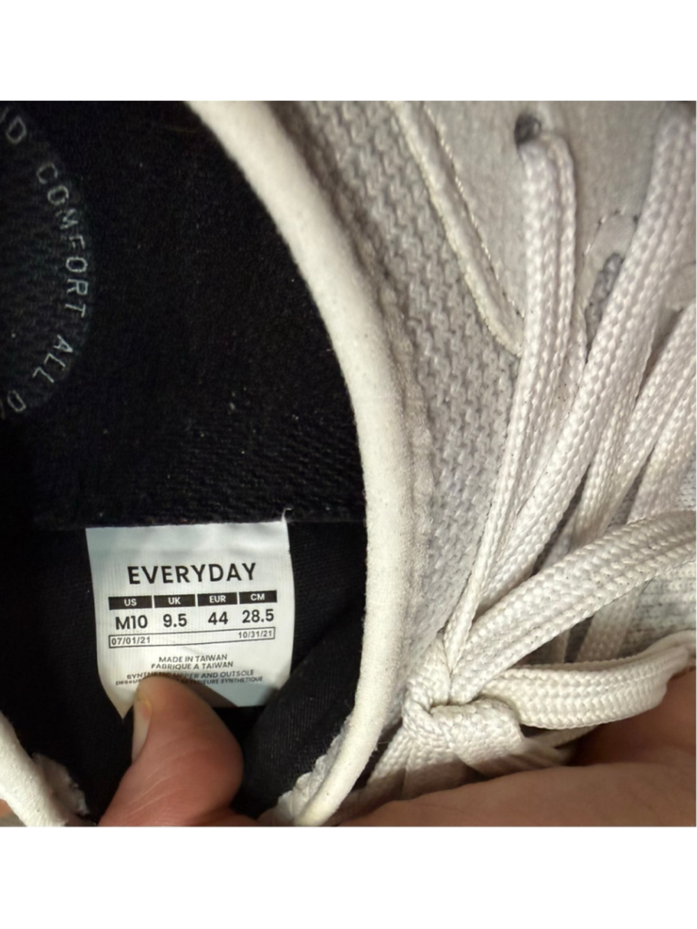 Men's Vessi everyday pearl white size 10 waterproof sneakers - Picture 12 of 16